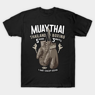 Muay Thai - Thailand Boxing(dark shirt) T-Shirt